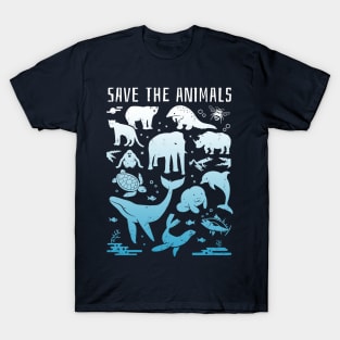 Rare Animals of the World - Save The Animals T-Shirt